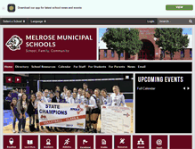 Tablet Screenshot of melroseschools.org