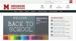 Desktop Screenshot of melroseschools.com