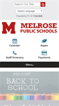 Mobile Screenshot of melroseschools.com